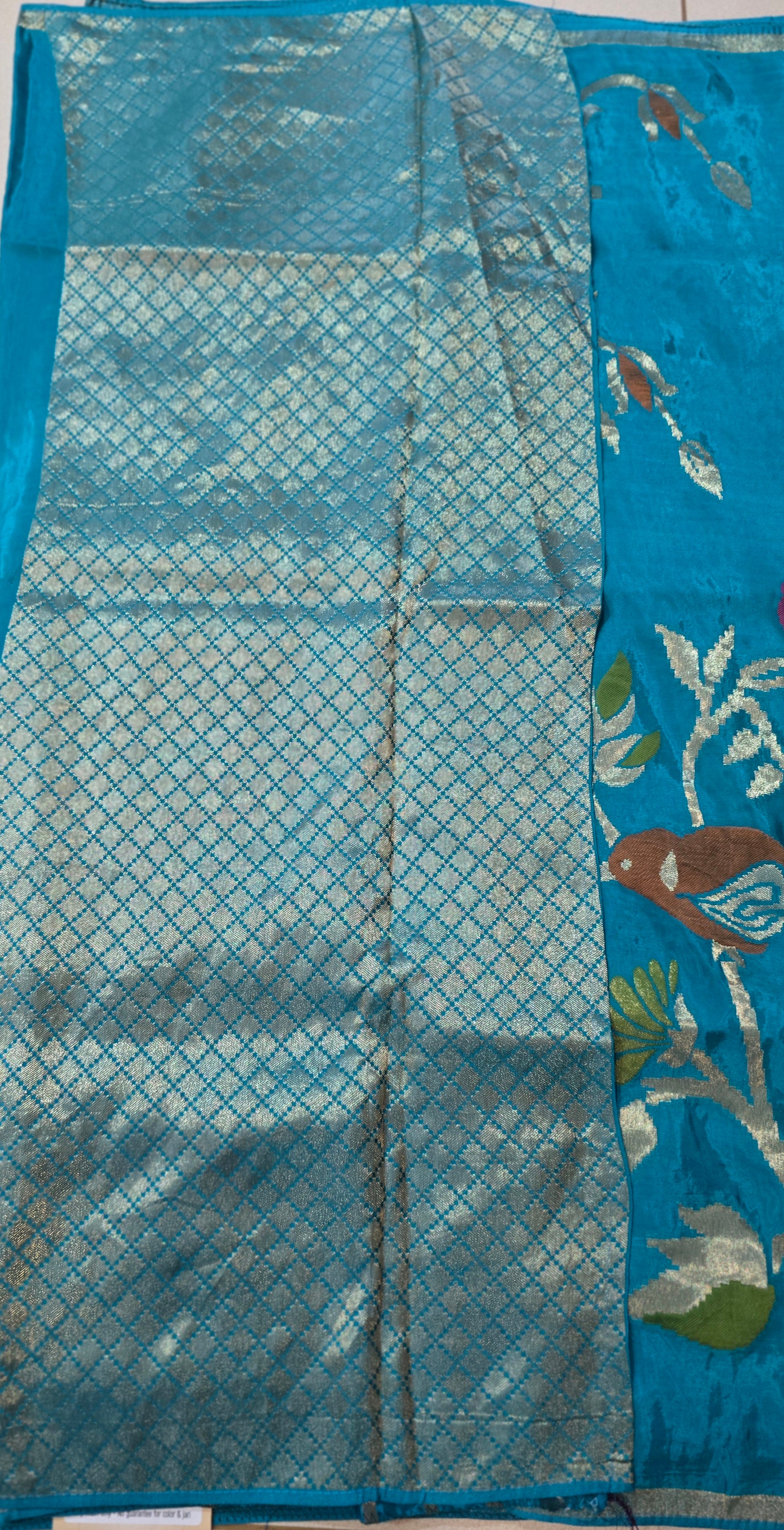 Russian Silk with Jamdhani Weaving -SV7101