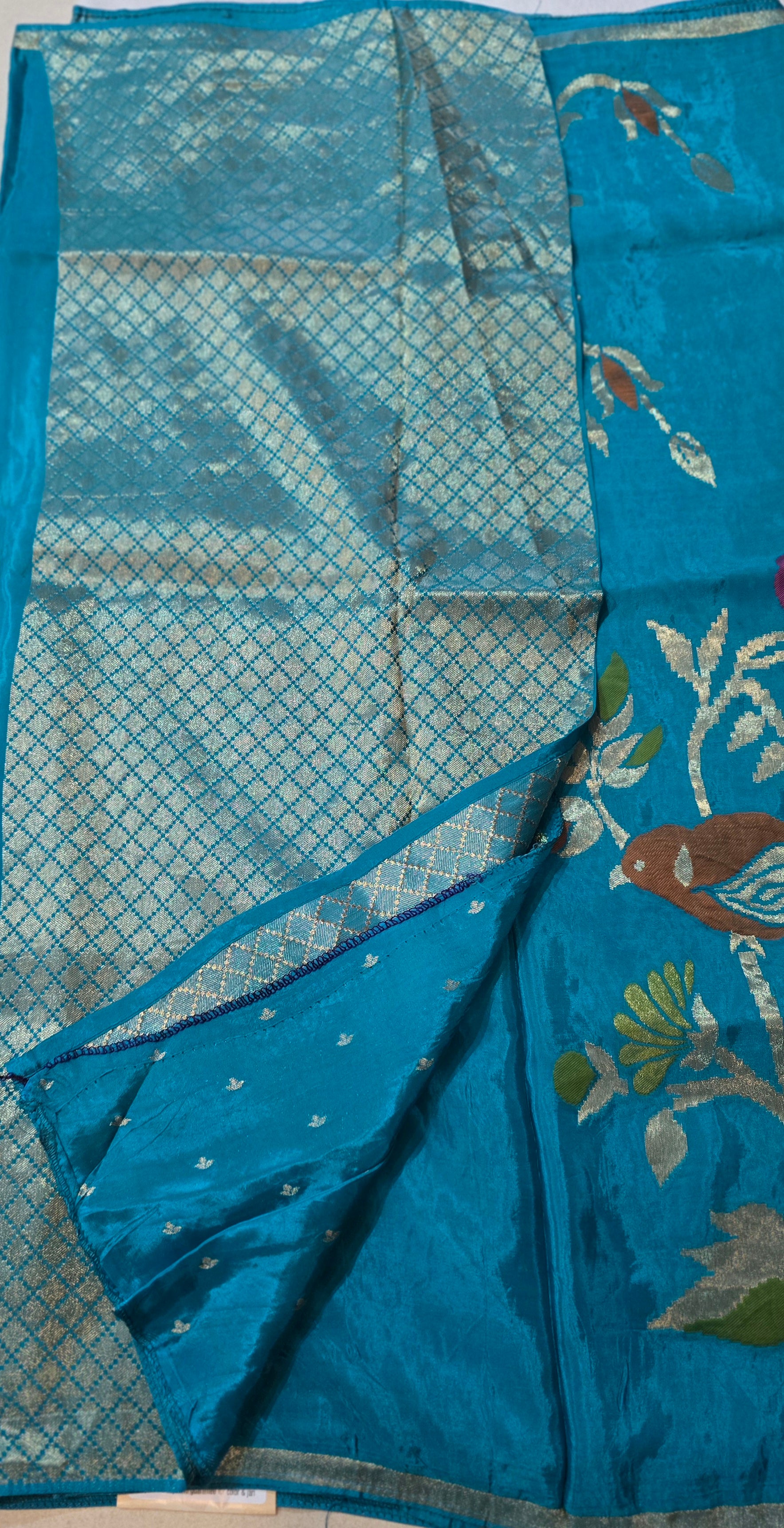 Russian Silk with Jamdhani Weaving -SV7101