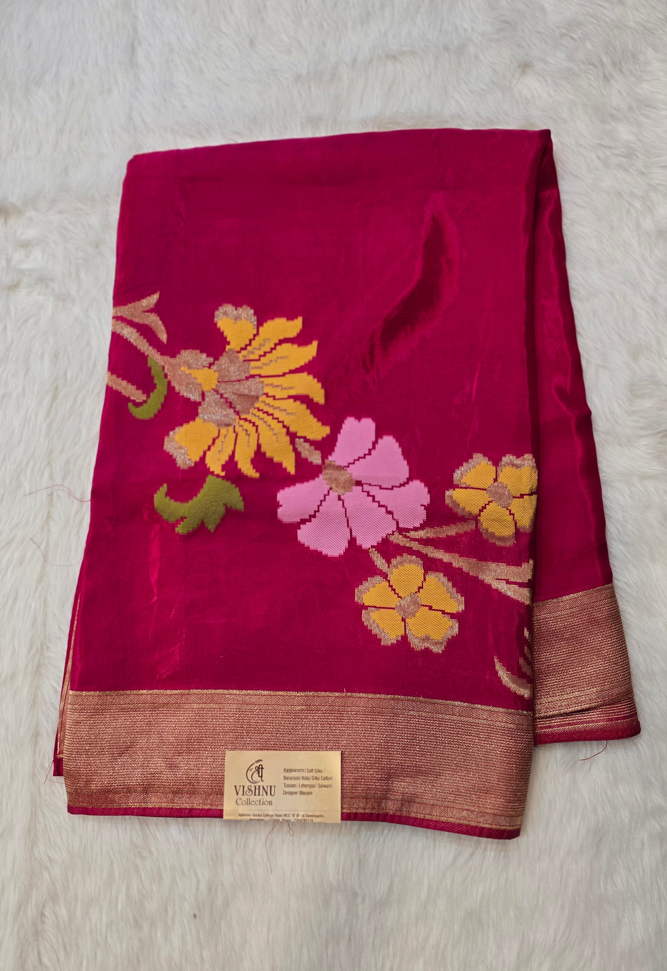 Russian Silk with Jamdhani Weaving -SV7101
