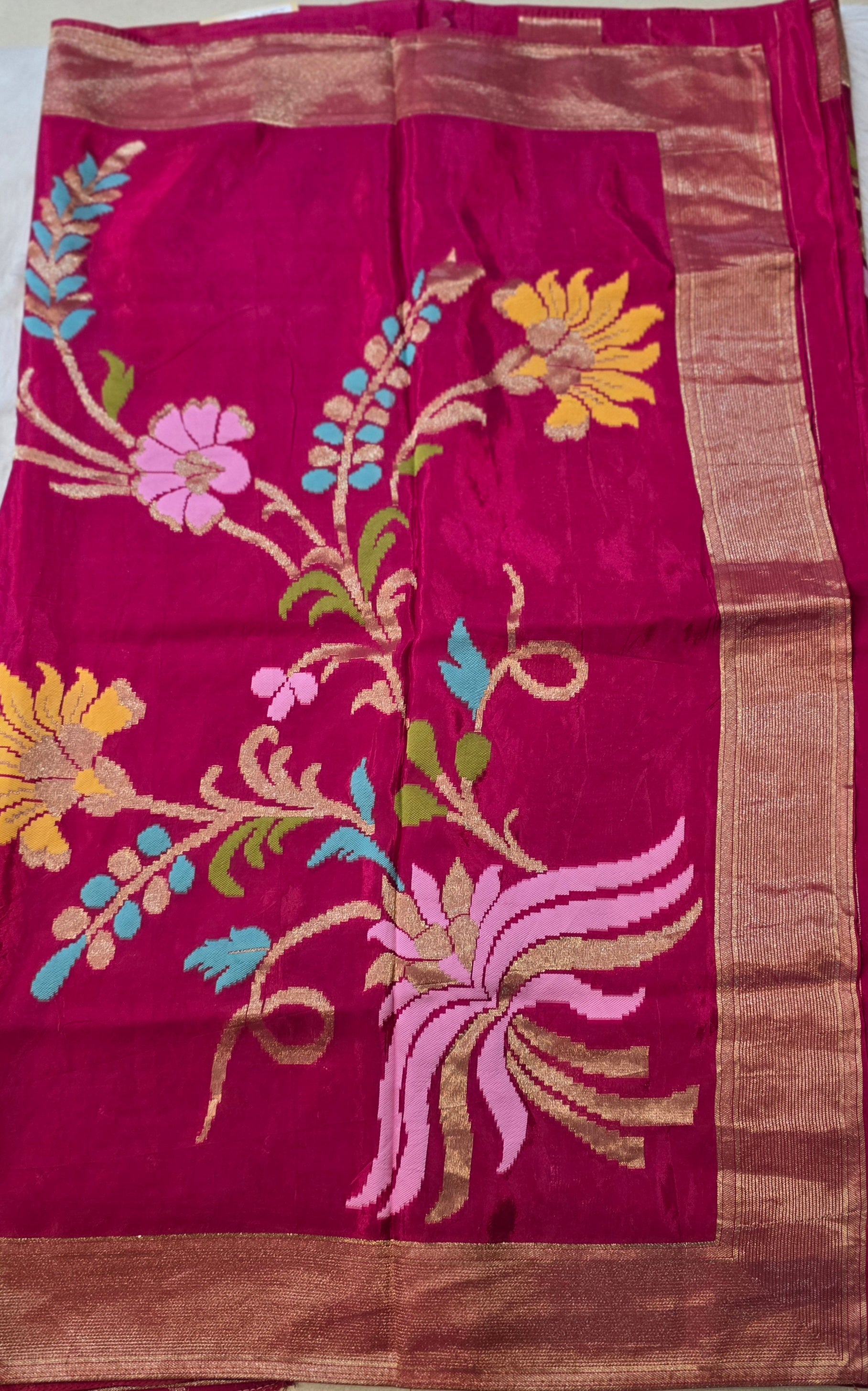 Russian Silk with Jamdhani Weaving -SV7101