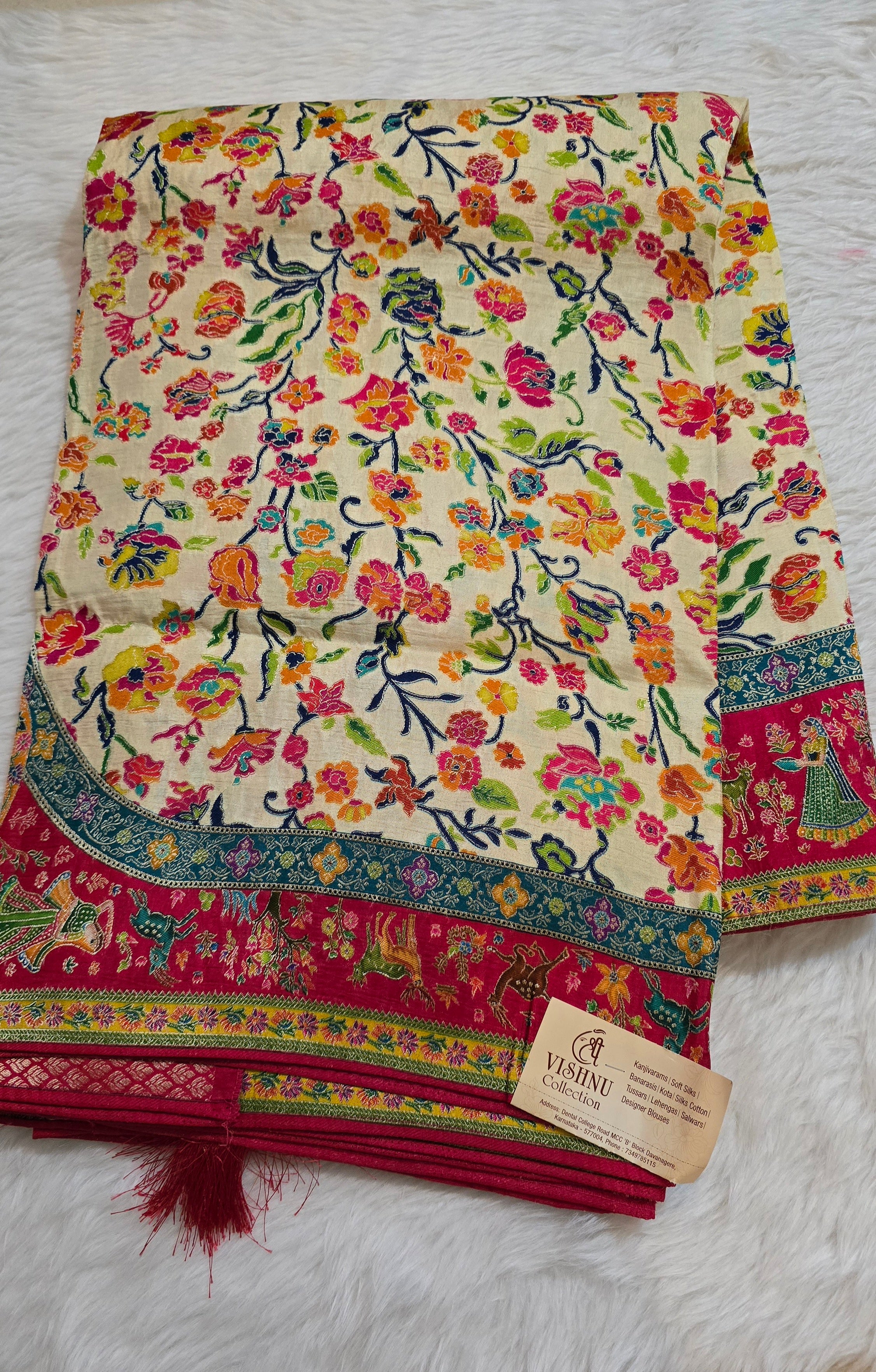 Pasimina Allover Meena Jaal - 7115