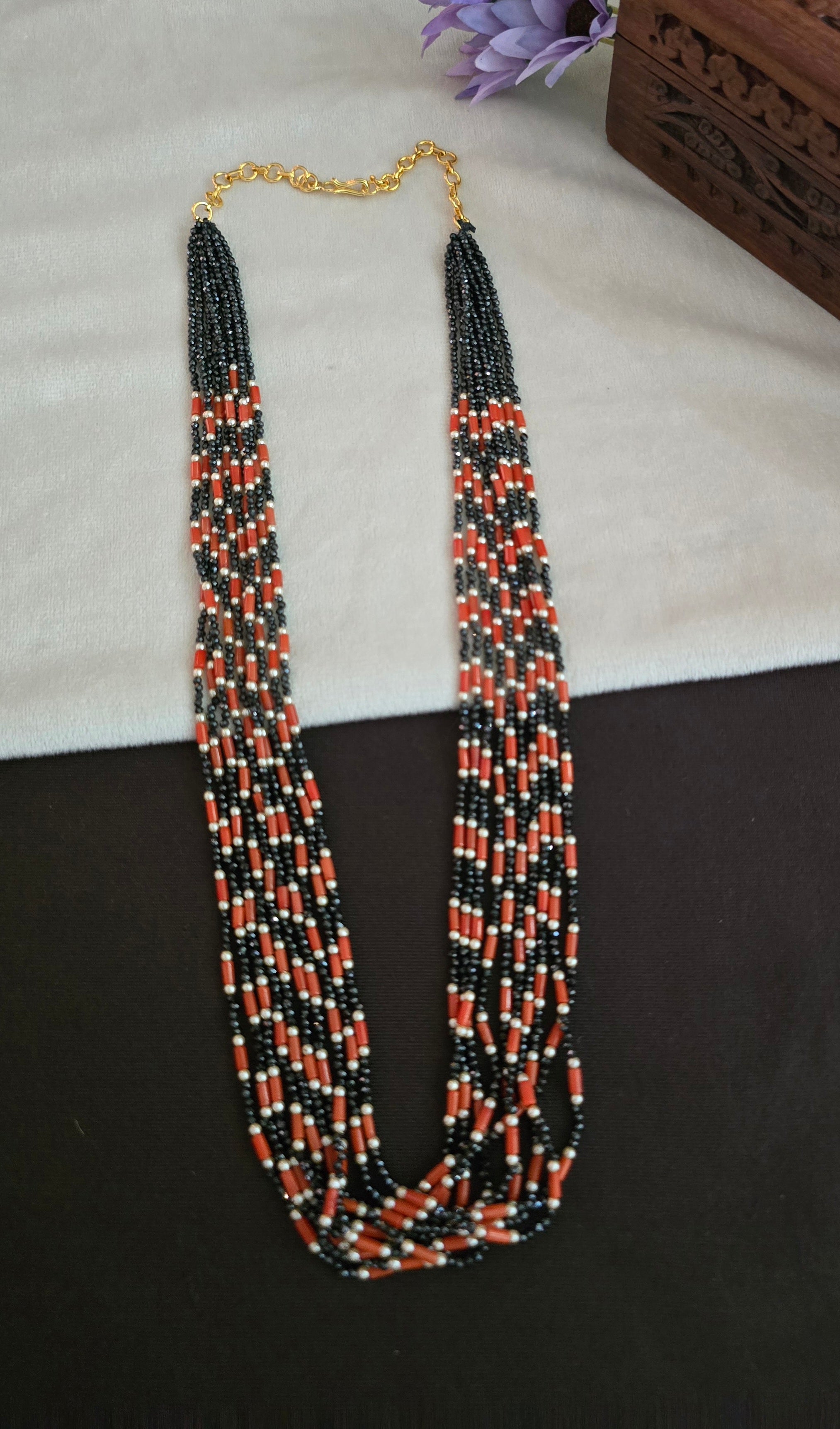 Black Daimonds with Coral Collections - SV3112