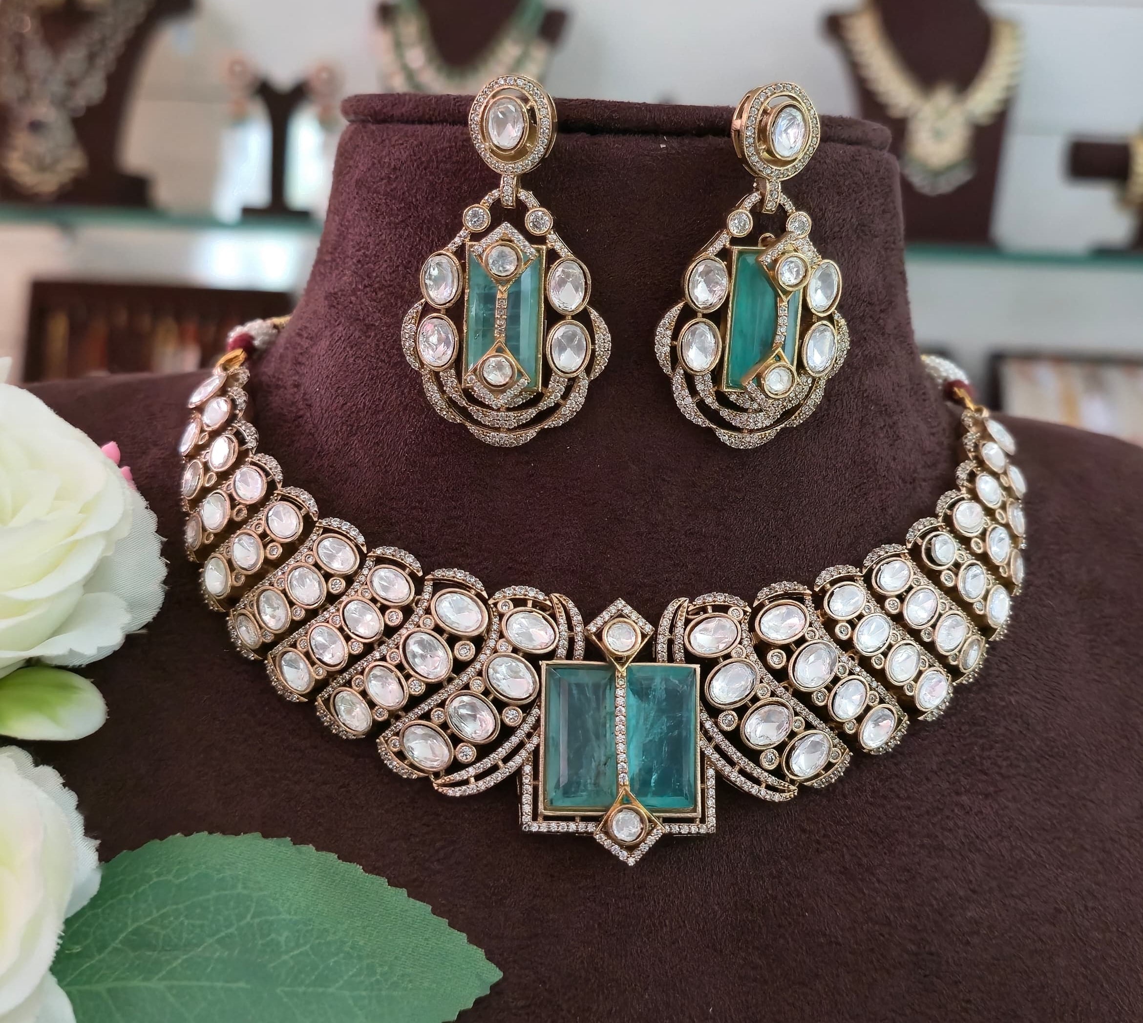 Moissanite Neckset - SV3123
