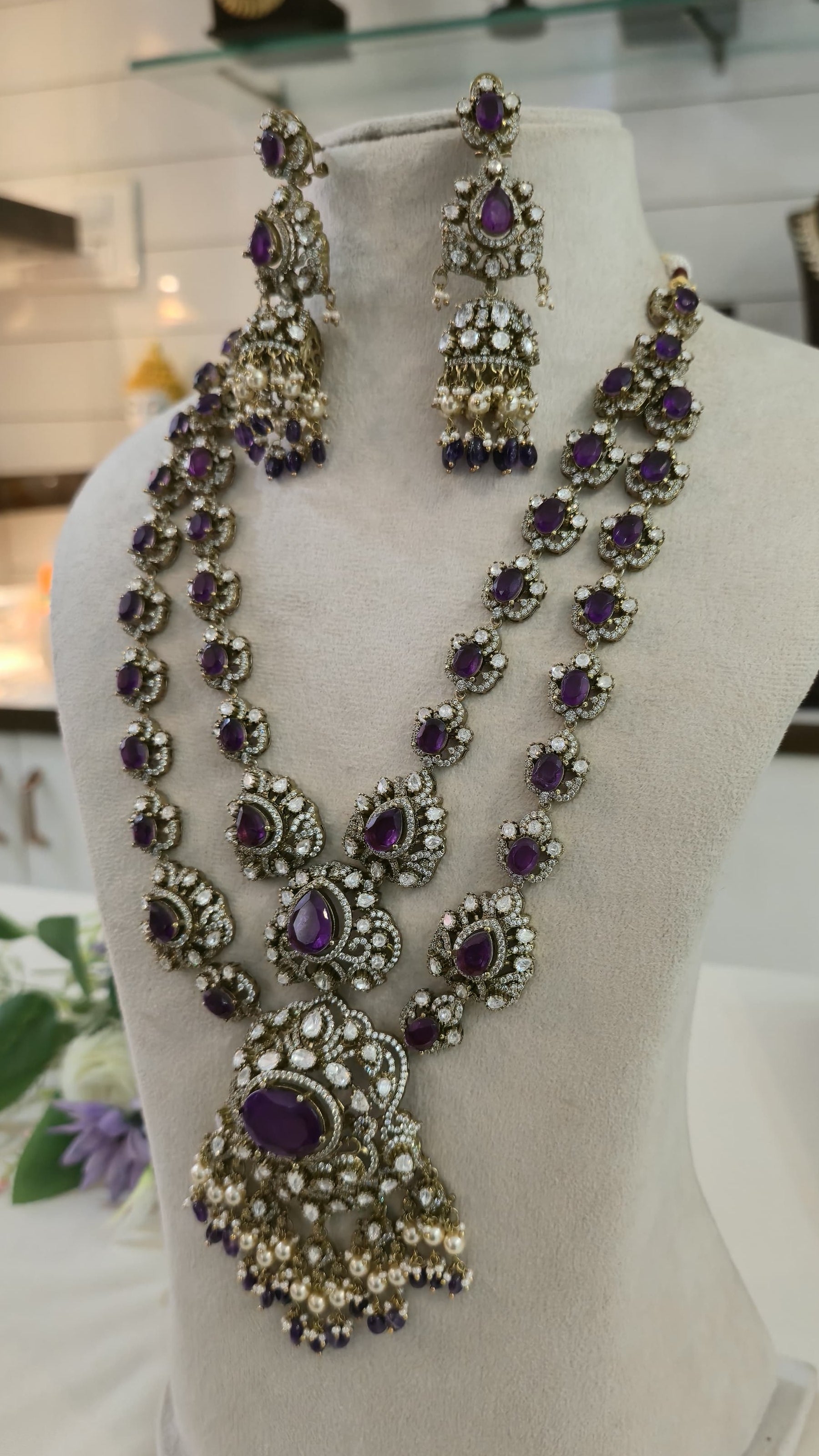 Royal Heritage Victorian Haram with Moissanite Stones - SV3147