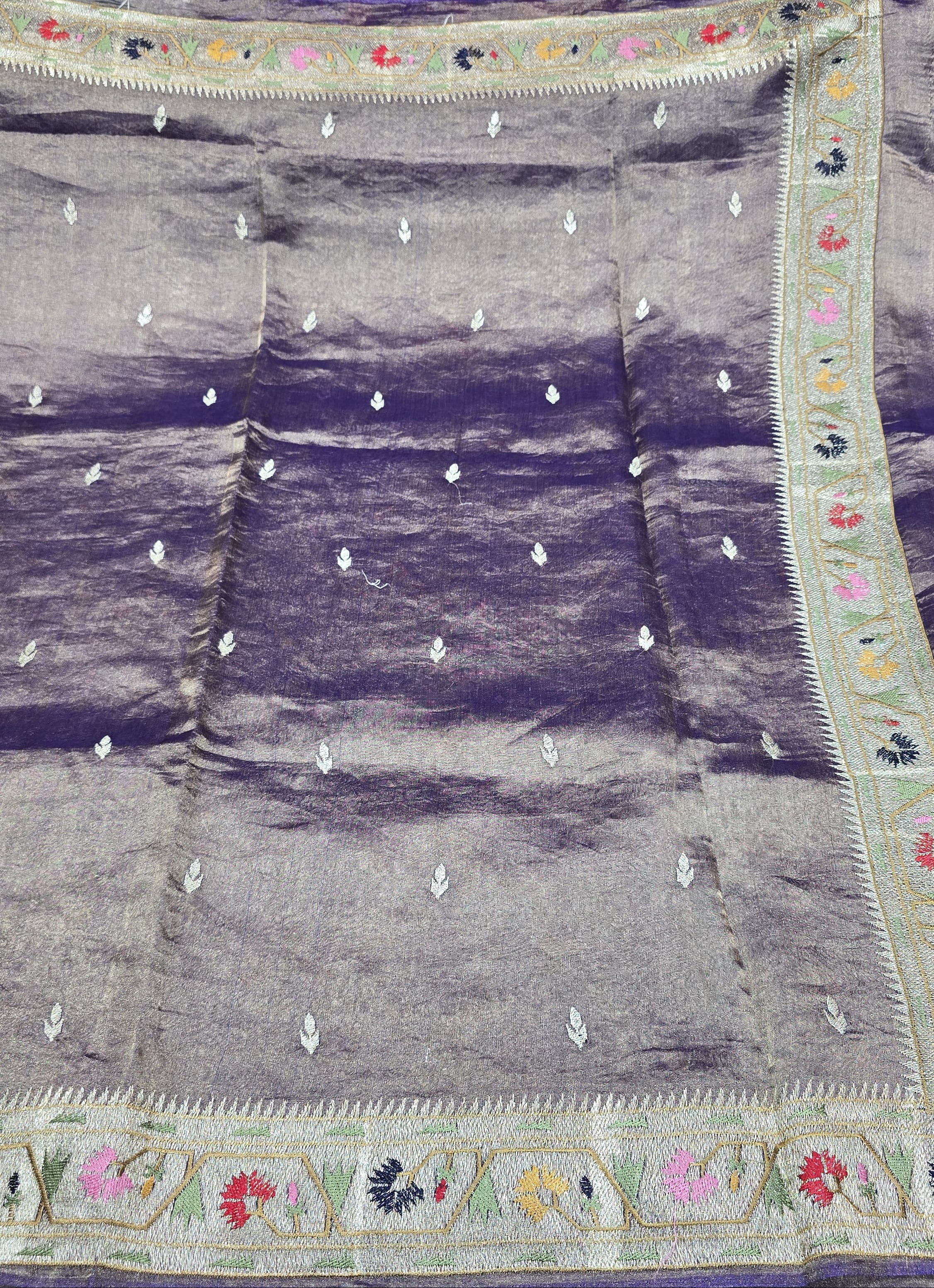 Pure Banarasi Tissue Saree - 7119