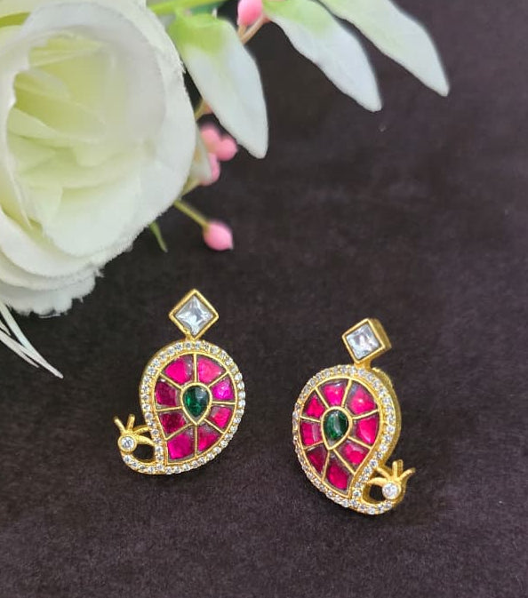 Jadu Kundan Earings - SV3196